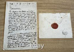 Félix-Sébastien Feuillet de Conches SIGNED AUTOGRAPH LETTER