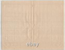 Ferdinand de Lesseps Signed Autographed Letter 1878