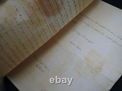 Ferdinando DAL POZZO Signed autograph letter, Piedmont, Verona
