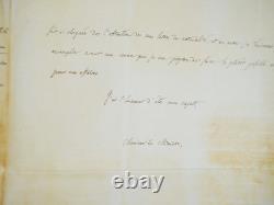 Ferdinando DAL POZZO Signed autograph letter, Piedmont, Verona