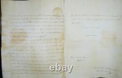 Ferdinando DAL POZZO Signed autograph letter, Piedmont, Verona