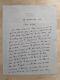 Francis Carco Handwritten Signed Autograph Letter Signed Letter 1947