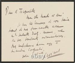 Francis De Croisset Signed Autograph Letter To Coquelin Aîné