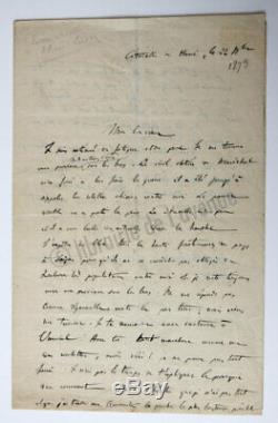 Francis Garnier Six Letters Signed Autographs, December 18 (-)
