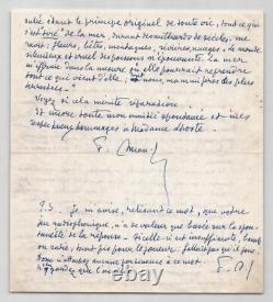 François Aman-Jean: Lot of 2 Signed Autograph Letters to Pierre Lhoste, 1963