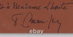 François Aman-Jean: Lot of 2 Signed Autograph Letters to Pierre Lhoste, 1963