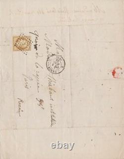 François Barrillot Signed Autograph Letter + 1 Manuscript
