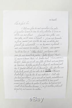 François Cheng Letter Signed To G Raillard On His Work Autograph 2000