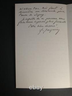 François JACQMIN - SIGNED AUTOGRAPH LETTER Works of Lagny - 1886 2 pages