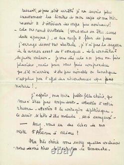 François Mitterrand Signed Autograph Letter To His Lover. 19 January 1939