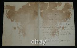 François René de Chateaubriand Rare signed autograph letter 1827