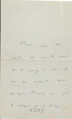 Françoise SAGAN Signed Autograph Letter