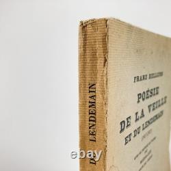 Franz Hellens Poetry of the Night. Signed Sending + Autographed Letter. Nrf First Edition