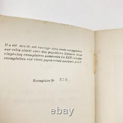 Franz Hellens Poetry of the Night. Signed Sending + Autographed Letter. Nrf First Edition