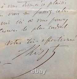 Franz Liszt Autographed Letter Signed to Painter Henri Lehmann / Goethe