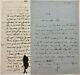 Franz Liszt Two Autograph Letters Signed By A Loved One Of Liszt