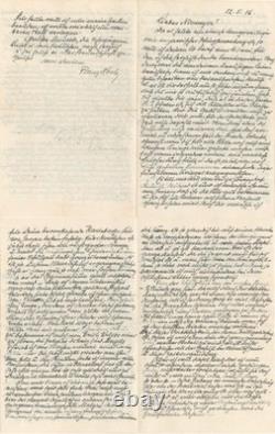 Franz Xaver Hoch Painter Munich Karlsruhe Autographed Letter Signed 1916