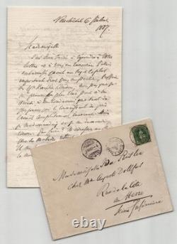Frédéric Godet Signed Autograph Letter, Kochlin-Claudon Affair, 1887
