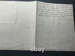 Frederick William III, King of Prussia. Original signed letter from 1798
