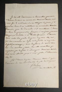 Fromental HALÉVY SIGNED AUTOGRAPH LETTER Paris