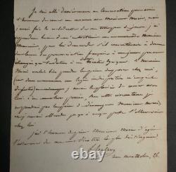 Fromental HALÉVY SIGNED AUTOGRAPH LETTER Paris