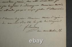 Fromental HALÉVY SIGNED AUTOGRAPH LETTER Paris