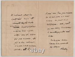 Gabriel Auguste Daubrée Autograph letter signed to Monsieur Duclaux, 1883