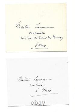 Gaston Doumergue / Two signed autograph letters / President of the Republic