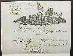 General Beurnonville -intéressant Autograph Letter Signed In Minister War
