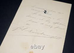 General Georges Boulanger Letter Autography Signed By 4 Pages, 1887