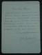 General Schillemans - Signed Autograph Letter To Corporal Drain 1916 Saint Brieuc