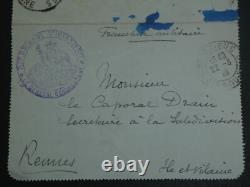 General SCHILLEMANS - SIGNED AUTOGRAPH LETTER TO CORPORAL DRAIN 1916 Saint Brieuc