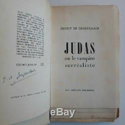 Gengenbach Judas The Surreal Vampire 1/50 Pure Signed Wire + Autograph Letters
