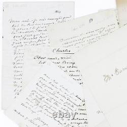 George Sand 13 Autograph Letters Signed To Charles And Eugénie Duvernet