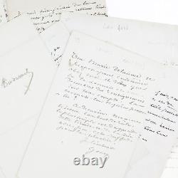 George Sand 13 Autograph Letters Signed To Charles And Eugénie Duvernet