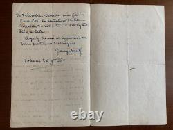 George Sand Around the Table Handwritten Letter Signed 1856
