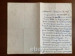 George Sand Around the Table Handwritten Letter Signed 1856