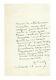 George Sand / Signed Autograph Letter / 10 Days Before His Death / 1876 / Theatre