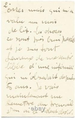 Georges BRAQUE / Signed Autograph Letter / Painting / Cubism / Occupation