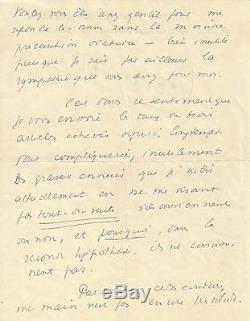 Georges Bernanos Autograph Letter Signed