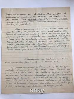Georges Bernanos Superb signed autograph letter to his publisher