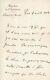 Georges Clemenceau Autographed Letter Signed To Octave Mirbeau