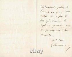 Georges CLEMENCEAU Autographed Letter Signed to Octave Mirbeau