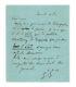 Georges Clemenceau / Autograph Letter Signed / Dreyfus Affair / Minutes Zola