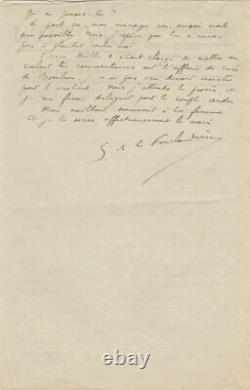 Georges De La Fouchardière Autograph Letter Signed To Maurice Garçon