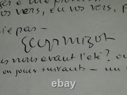 Georges MIGOT Composer SIGNED AUTOGRAPH LETTER Foch 1929