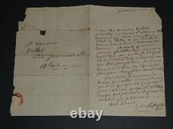 Georges Washington LAFAYETTE SIGNED AUTOGRAPH LETTER to Mr. Vallat