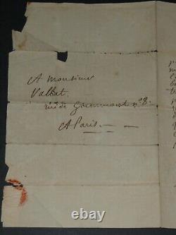 Georges Washington LAFAYETTE SIGNED AUTOGRAPH LETTER to Mr. Vallat