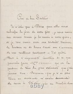 Gilles De Saint-germain Signed Autograph Letter