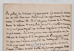 Giuseppe Primoli, autograph letter signed, Exile of Empress Eugénie, 1915
